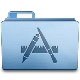 Blue Applications Icon 256x256 png